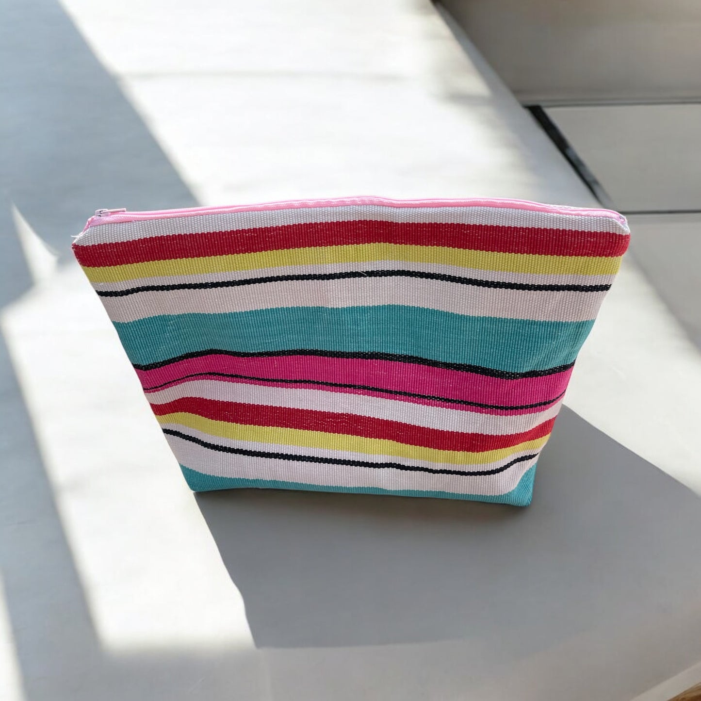 Amelia Canvas Zipper Pouch